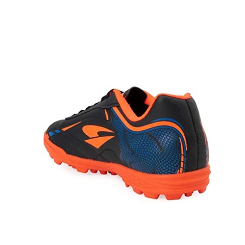Chuteira Juvenil Society Dray R.324/5/6-400/01/3 (Preto/Laranja, br_footwear_size_system, big_kid, n
