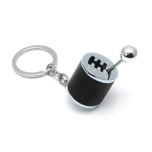 Gearbox Keychain, Six Speed Manual Transmission Stick Shift Keyring, Creative Stress-Relieving Car Accessories