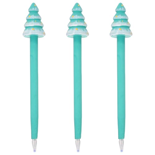 Bolígrafos gel 3 pcs forma árbol navidad SHERCHPRY