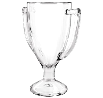 Appreciation Glass Cup Award with Your Text, 7" Custom Engraved Personalized Glass Trophy - Thumbnail 2