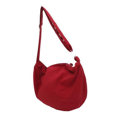 Sac à bandoulière en toile rouge LIFKOME le compagnon idéal de vos sorties urbaines