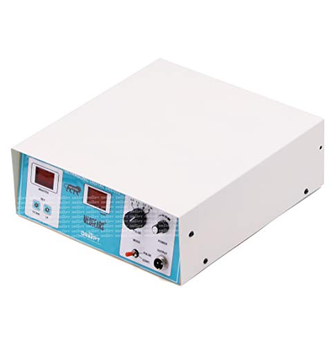 Image of DR PT Corded Electric Ultrasonic Therapy Ultrasound Massager Physiotherapy Ultrasound Deluxe Ust Machines for Physiotherapy, Off-white