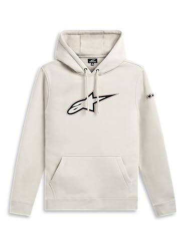Alpinestars Insignia Hoodie Felpa Con Cappuccio Uomo Fleece Sweat Regular Fit Bianco Panna Xxl - 3