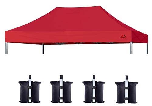 Image of SCOCANOPY Red Commercial 10x15 Canopy Replacement Canopy Top