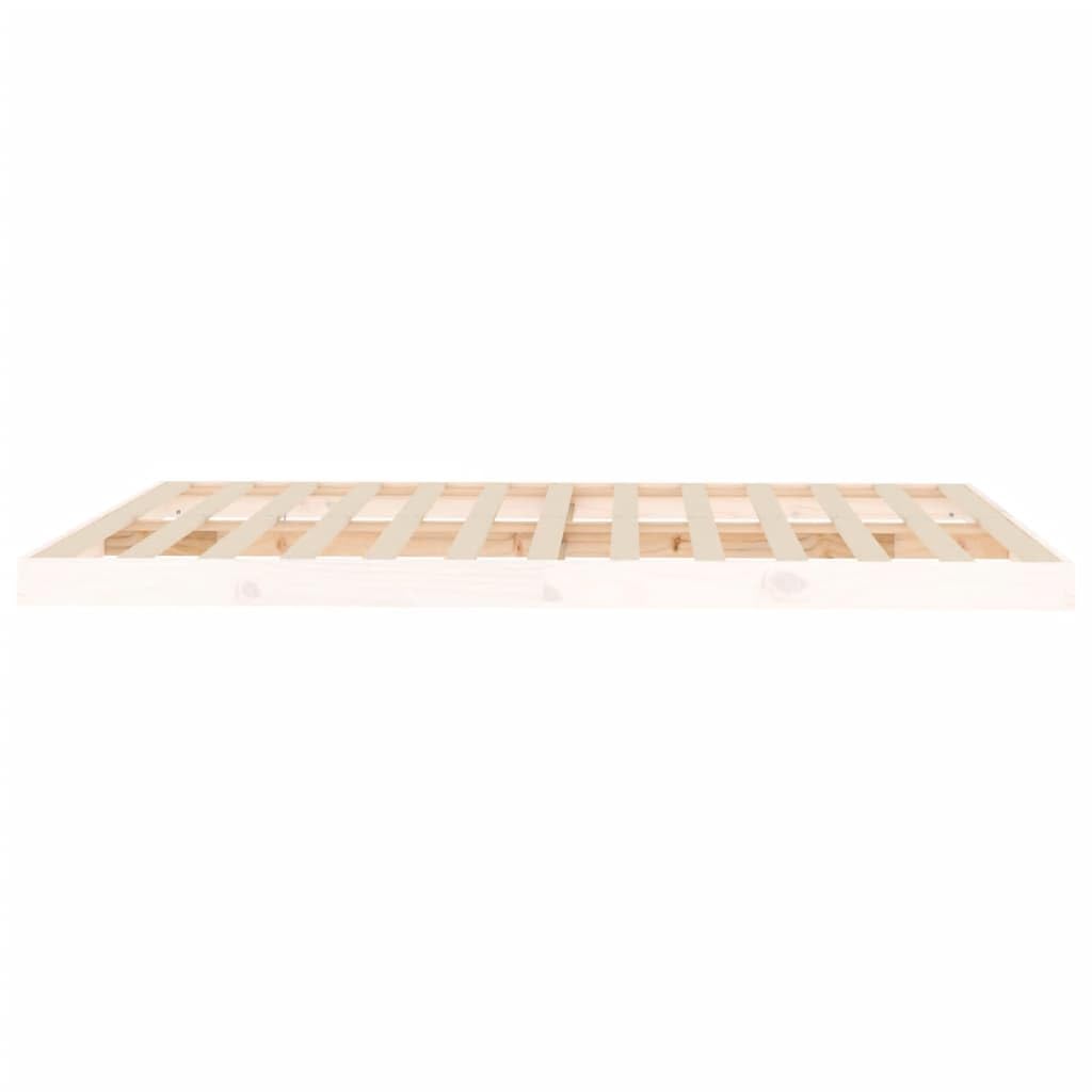 Estructura de Cama con Suelo de Madera Maciza de Pino, Base de Colchón de Listones Resistentes, Diseño de Perfil bajo, Muebles de Dormitorio Que Ahorran Espacio, Espacio (150x200cm)