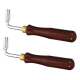 Supvox 2 Stück Dulcimer Stimmschlüssel aus Stahl Kompakter Hackbrett Stimmhammer für Präzise Dulcimer und Hackbrett Stimmung Leichtes Musikinstrumenten Zubehör für Schnelle Korrekturen