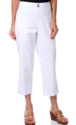 Counterparts Womens Slim Crop Pants 12 White