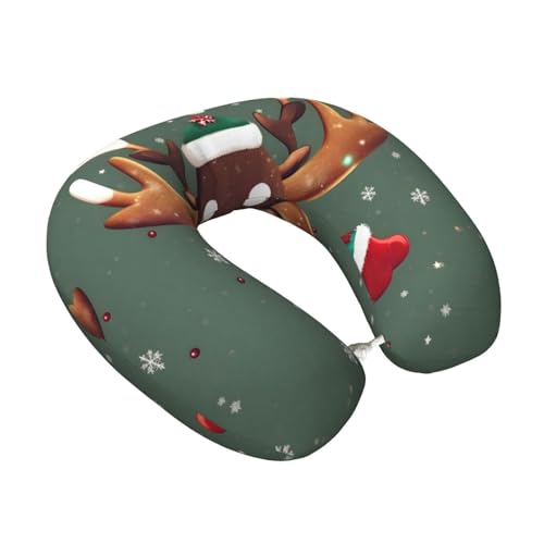 Almohada de viaje de poliéster talla única negra miniatura 2