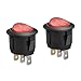 Produktbild Heschen Ein-Aus-Kippschalter, SPST, 3-polig, 10 A, 250 V (AC), rot leuchtend, 2 Stück