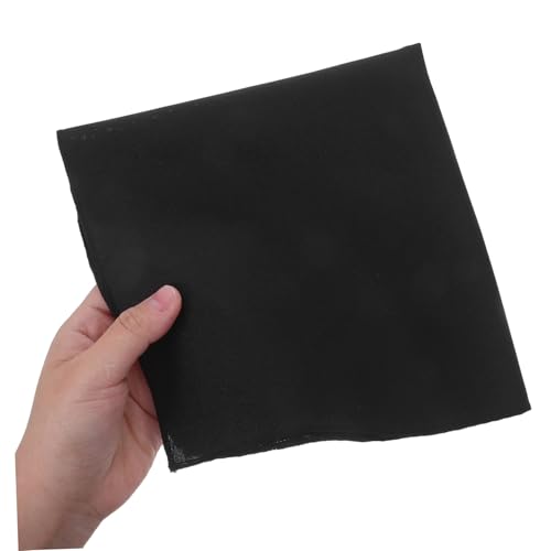 Servilletas de tela reutilizables y lavables SHINEOFI, dile adiós al papel con estas 12 piezas negras 5