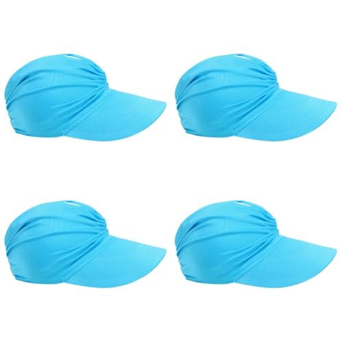 Sombrero de sol de bebé de nailon azul cielo para verano
