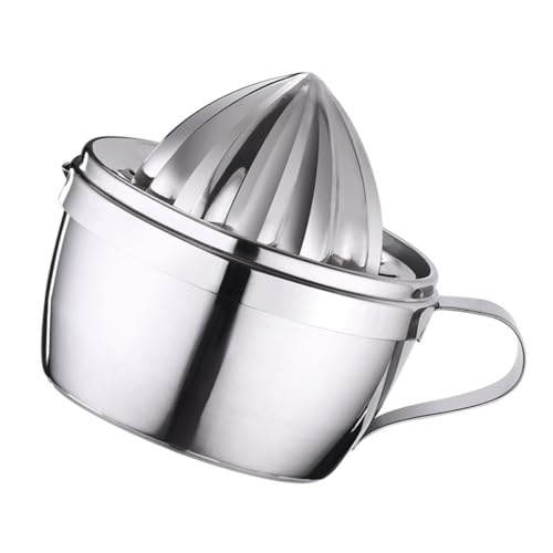 CIYODO Presse-agrumes Manuel Acier Inoxydable Extracteur De Jus Portable Pour Citron Et Orange Presseur De Fruits Multifonctionnel Pour Jus Maison