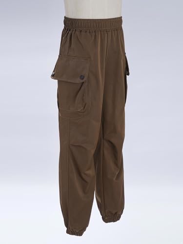 YiZYiF Cargo Joggers Pants for Boys Athletic Sweatpants Outdoors Pants Jogging Bottoms Sports Workout3