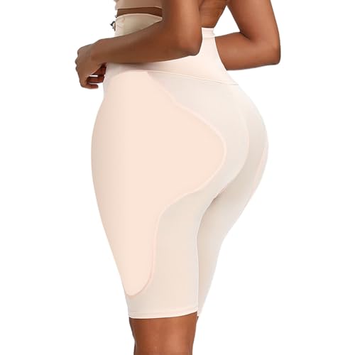 CóDigo Grande Bragas con Relleno Gluteos, Cintura Alta Fajas con Relleno Gluteos, Esquina Plana Ensanchar La Entrepierna Bragas Fajas