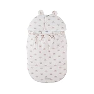 Noukie's Babynest wasserabweisend Hellrosa Igel