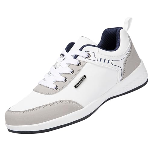 Zapatillas de correr para hombre, impermeables y transpirables: zapatos, zapatillas de cuero, zapatillas deportivas, ligeras, resistentes al desgaste, zapatos de exterior, zapatos de trabajo, cómodos