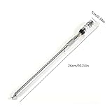 76-108MHz Telescopic Antenna FM Radio Antenna with BNC Connector Extendable Antenna Receiver VHF FM Antenna for FM Transmitter Radio - Image 5