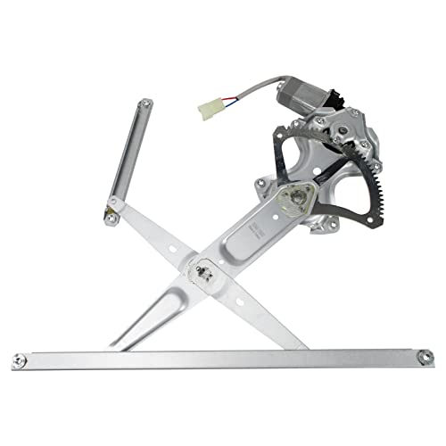 Image of TRQ Front Passenger Side Power Window Motor and Regulator Assembly Compatible with 2008-2013 Toyota Highlander