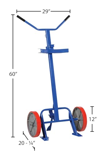 Carretilla para tambor de acero Vestil DBT-1200-P miniatura 6