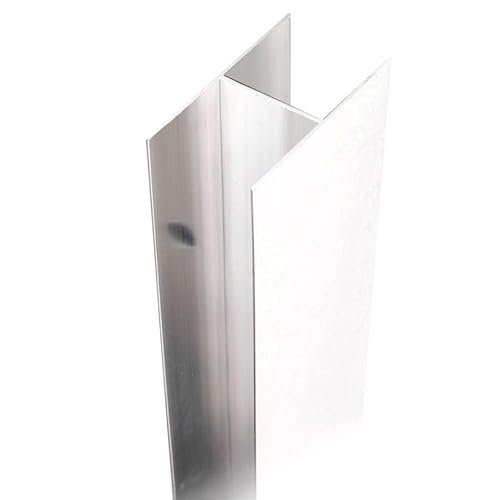 Kiamami Valentina - Profilo di Compensazione per Porta Doccia Nicchia | Adatto per Bagni Moderni | Facile da Installare | Materiali Resistenti | Lunghezza Regolabile | Finitura Cromata