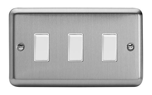 Varilight 3-Gang 10A 1- o 2-vie a levetta