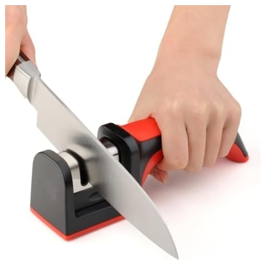 3. Amolador Afiador De Facas 3 Afiações Linha Profissional - SQ