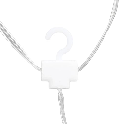 Miniatura 6 de vidaXL Guirnalda de luces de estrellas y luna, 138 LED, blanco frío, control remoto, 8 modos de iluminación, adecuadas para interiores y exteriores,