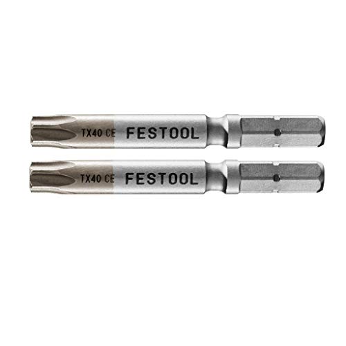 Punta TX 40-50 CENTRO/2 Festool para evitar el deslizamiento en tornillos duros 2