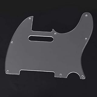 8 trous Pickguard guitare, pickguard acrylique transparent avec vis pour guitare électrique Telecaster TL Style - Les Beatles, Paul McCartney, John Lennon, RIngo Starr, George Harrison 8 trous Pickguard guitare, pickguard acrylique transparent avec vis pour guitare électrique Telecaster TL Style – Image 7