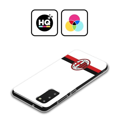 Funda Samsung Galaxy S22 5G AC Milan carcasa de gel flexible blanca 2