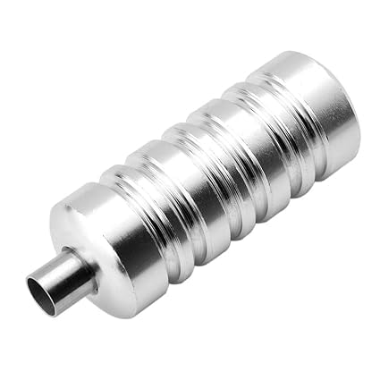 RAJry Tattooz Aluminium Alloy Tattoo Machine Grips Tube Anti Slip Gun Handle Stem (Silver) 1