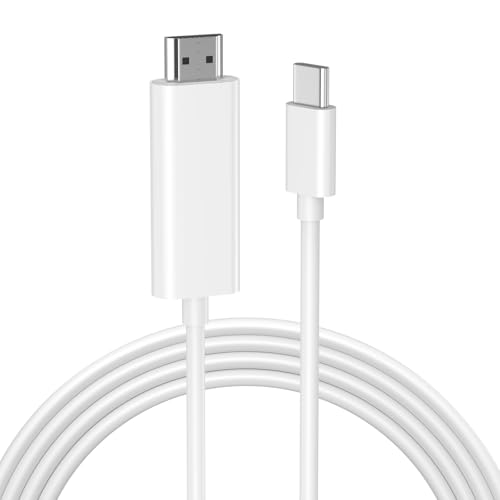 wamaxlink USB C - HDMI�P�[�u�� 6�t�B�[�g 4K@60Hz Type C �f�W�^�� AV �A�_�v�^�[ �e���r�p [Apple MFi�F��] USB-C �����X�N���[���R�l�N�^�[�R�[�h iPhone 17 16 15 Pro Max i