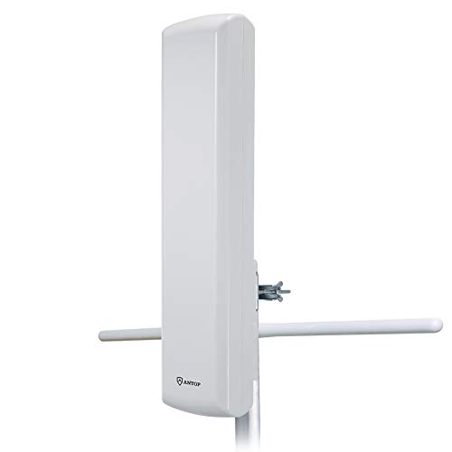 ANTOP Antenna Inc. AT-402BV Big Boy AT-402BV Flat-Panel Smartpass-Amplified Outdoor HDTV Antenna