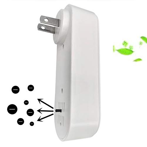 Negative Ion Air Purifier Plug-In ,Portable Negative Ion Generator For Home , For Use In Rooms With Odors, Smoke& More Suitable For Bedrooms, Study Rooms, Toilets, Garages，Small Room #TOP2