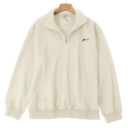 Image of PROSHARX Quarter Zip Style Sweatshirt | Soft & Warm Fleece Sweatshirt Hoodie with Zip