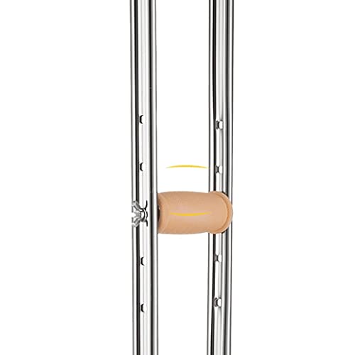 Béquilles doubles avec tissu d'aide confortable et embout de marche stable
