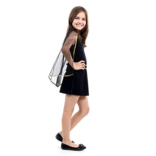 Fantasia Aranha Pop Infantil Sulamericana Fantasias Preto/Dourado M 6/8 Anos