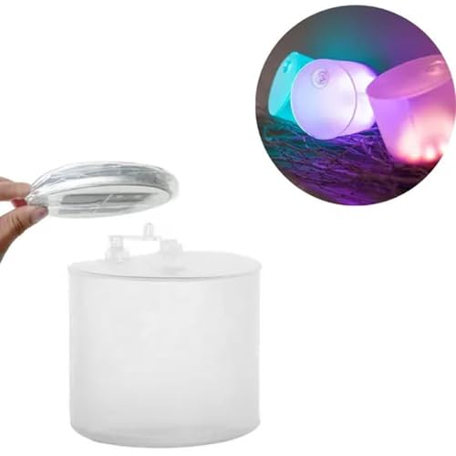 Luminária Solar Dobrável Portátil Camp Pesca Piscina Inflável Prova D'Água Flutuante LED Branco