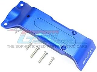 GPM for Traxxas E-Revo 2.0 VXL Brushless (86086-4) Upgrade Parts Aluminum Rear Skid Plate - 1Pc Set Blue