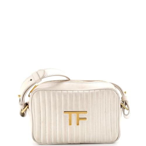 Tom Ford Pre-Loved TF Camera Bag Vertical Quilted Leather