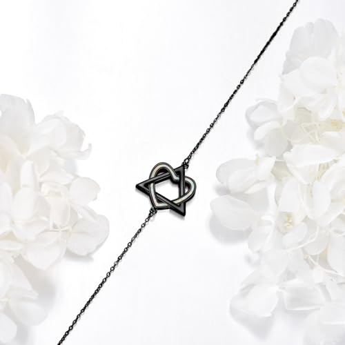 YFN Adoption Bracelet Sterling Silver Adoptive Symbol Charm Bracelet Stepmom Jewelry for Women Gotcha Day Gifts4