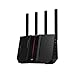 ASUS RT-BE92U Router WiFi Tri-band 7 Router Estendibile AiMesh 9,7Gbps, 320MHz, 4K-QAM, Porte WAN 10G, Porte LAN Quad 2,5G, Sicurezza di Rete, VPN, Tethering Mobile 4G LTE/5G, Smart Home Master, Nero immagine