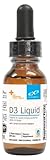 XYMOGEN D3 Liquid - Liquid Vitamin D Drops with Vitamin D3 to Support Immune Health, Bone + Heart Health - 1000 IU VIT D per Drop - Micro-Emulsified for Enhanced Absorption (1 fl oz)