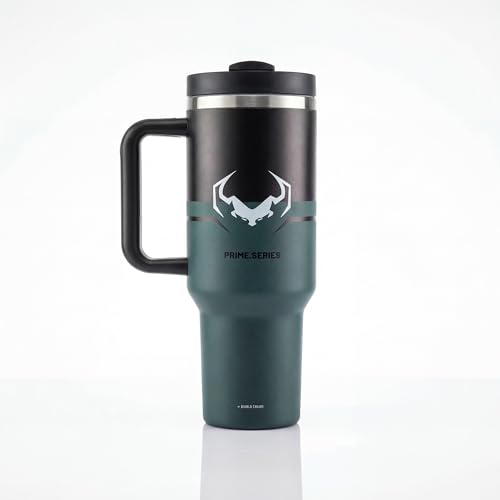 Diablo Thermobecher 1200 ml mit Griff, Strohhalm und 3-in-1-Deckel