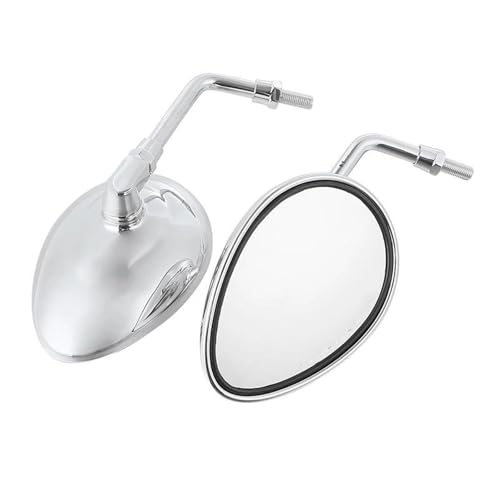 Endspiegel Motorrad 10mm Rückspiegel Für Indian Für Chieftain Für Roadmaster Für Scout Für Springfield(Chrome)