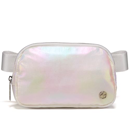 Image of Pander Everywhere Belt Bag for Women, Fashion Waist Packs, Crossbody Bags with Adjustable Strap (Iridescent).