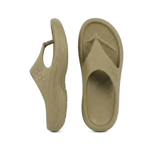 Image of Men's Premium Comfort Slip-On Slippers with Soft Cushioned Footbed, Lightweight Flexible Sole, Anti-Slip Outsole for Indoor Outdoor Daily Wear