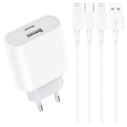 Ingreeka Cargador iPhone Carga Rapida, 20W Cargador USB C Enchufe Rapido con 2M Cable con iPhone 14 13 12 11 Pro MAX Plus Mini XS XR X SE 8 7 6S 5S, USBC Rápido Tipo C Adaptador Corriente Cabezal
