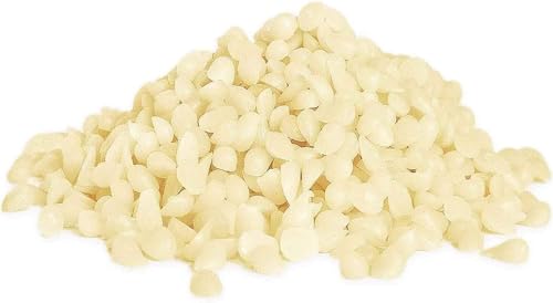 Grcdoyvl Natural White Beeswax Granules (10-Pound) | Unrefined Pure Material for DIY Projects | Candle Making Skin Care Lip Balm Soap Base | Organic Beeswax Pellets