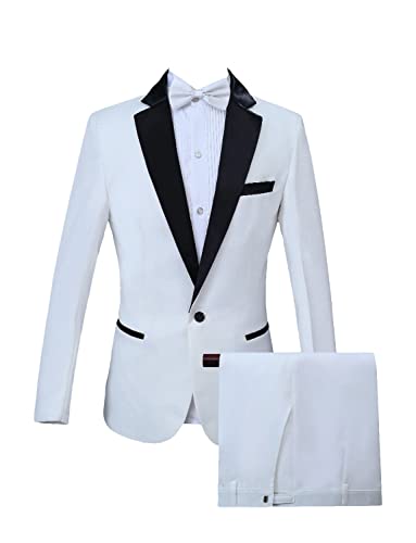 Smokings de mariage pour hommes à revers cranté pour rester élégant